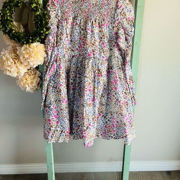 MUNTHE Womens Correct Smocked Floral Mini Dress Size 6 - Picture 4 of 16
